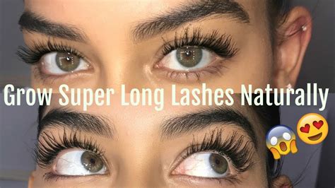 HOW TO GROW YOUR LASHES NATURALLY - YouTube