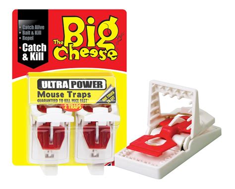 STV Big Cheese Ultra Power Mouse Trap 2 Pack - Rodent Traps