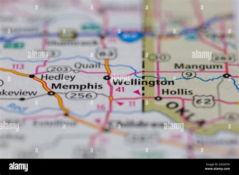 Map of wellington texas hi-res stock photography and images - Alamy