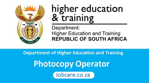 Thekwini TVET College: Photocopy Operator - Jobcare