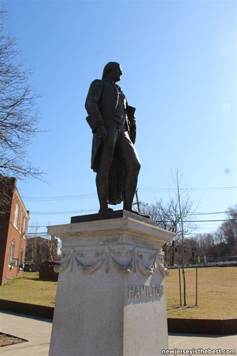 Alexander Hamilton statue at Great Falls National Park – New Jersey is ...