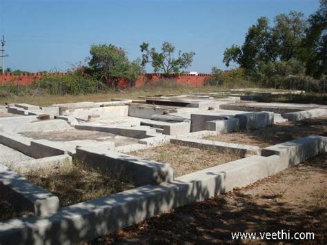 Reconstruction of an original foundation of Kattabomman fort ...