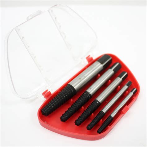 5 pc Screw Extractor Set Drill Bits Easily Removes Broken Screws Bolts ...