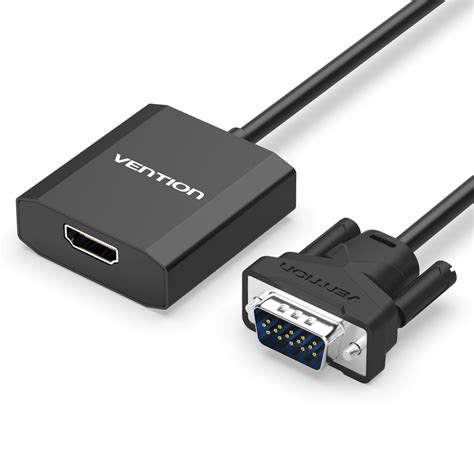 VGA to HDMI Adapter Converter VGA Output to HDMI Input - Vention Indonesia