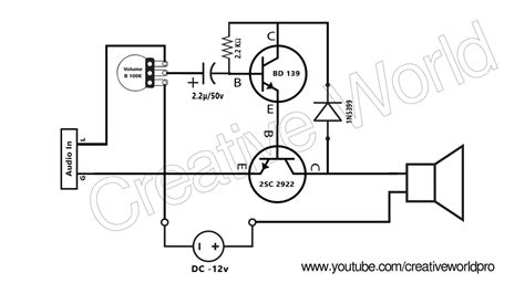 High Power Audio Amplifier Circuit