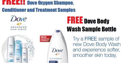 Coupons And Freebies: Free Dove Oxygen Shampoo, Conditioner and ...