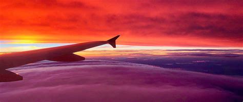 Airplane Sunset Wallpapers - Top Free Airplane Sunset Backgrounds ...