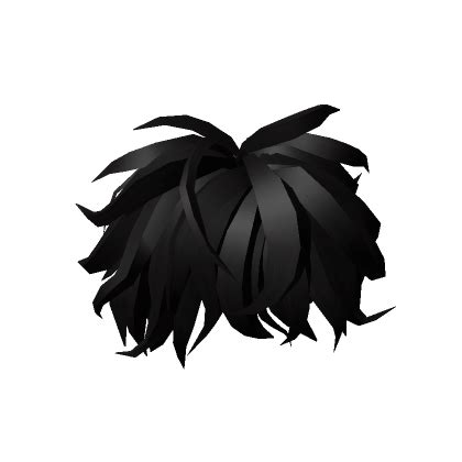 Black Messy Hairstyle - Roblox | Roblox, Maschere, Capelli