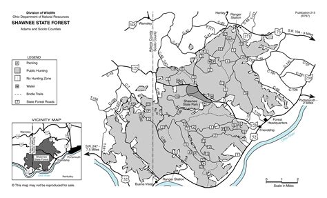 Shawnee State Forest Map | Forest map, Shawnee state, State forest