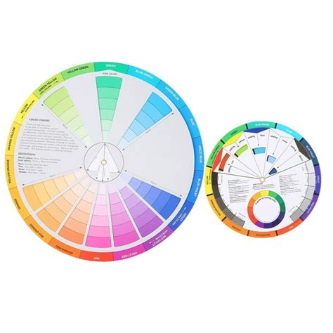 Color Wheel Color Wheel Pigment Color Wheel 2PCS Paint Wheel Color ...