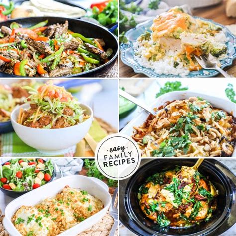 Weekly Meal Plan · Easy Family Recipes