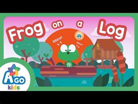 Frog On a Log Song - For Kids - Ther…: English ESL video lessons