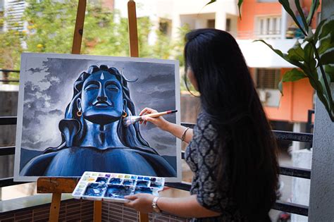 Adiyogi Shiva Painting :: Behance