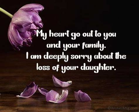 Sympathy Messages for Loss of Daughter - WishesMsg