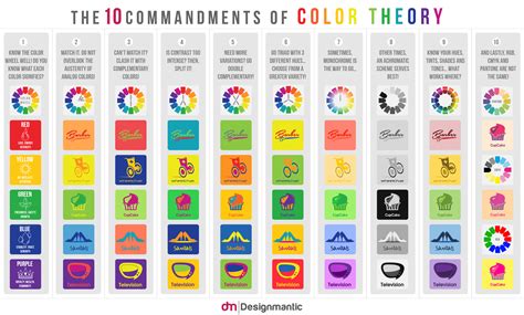 10 Commandments of Color Theory | DesignMantic: The Design Shop