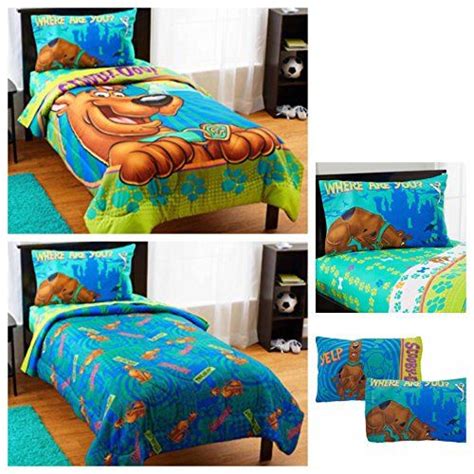 Amazon.com - Scooby Doo Reversible Twin Bedding Set - Microfiber ...