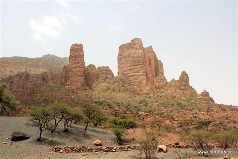 Abuna Yemata Guh church is carved into this cliff face | Flickr