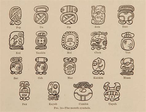 Mayan Calendar Symbols 2022