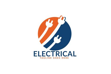 Electrical Plug Logo Design. Power Energy Symbol.