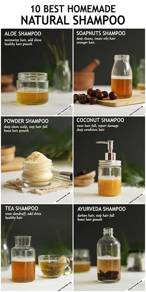 10 NATURAL ORGANIC DIY SHAMPOO RECIPES FOR HEALTHY HAIR GROWTH - The ...