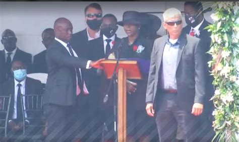 Caribbean News - Dignitaries Rushed To Cover At Haiti President's Funeral