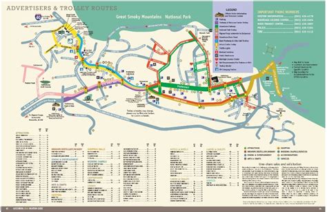 Downtown Gatlinburg Map Printable