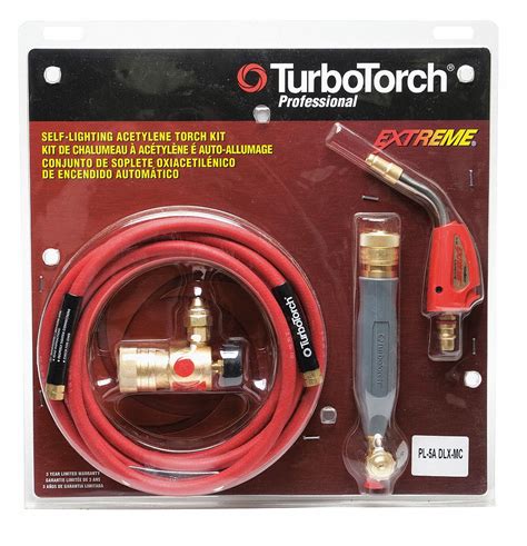 TURBOTORCH Standard Torch Kit, Acetylene, Self Igniting - 49NX03|0386 ...