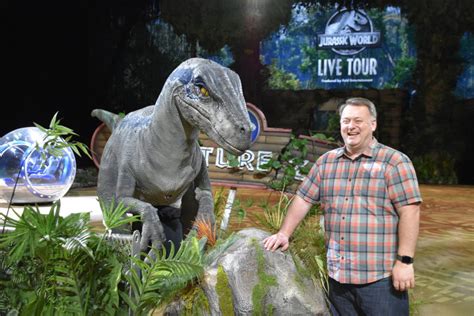 Take a peek behind the scenes of Jurassic World Live Tour - Dad Logic