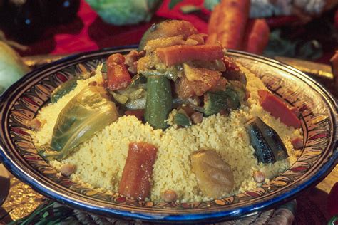 Moroccan Couscous With Meat and Seven Vegetables Recipe