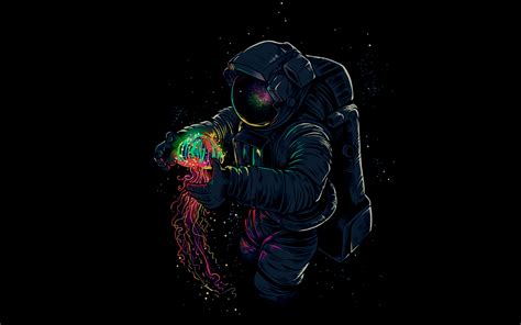 1280x800 Astronaut With Jellyfish 1280x800 Resolution Wallpaper, HD ...