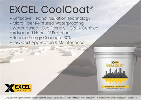 Heat reflective Roof Paint | EXCEL Coatings