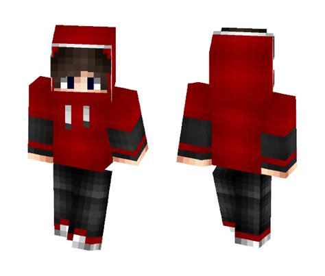 Download Red Hoodie Minecraft Skin for Free. SuperMinecraftSkins