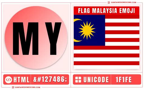 Flag Malaysia Emoji Copy Paste, Meaning | Unicode