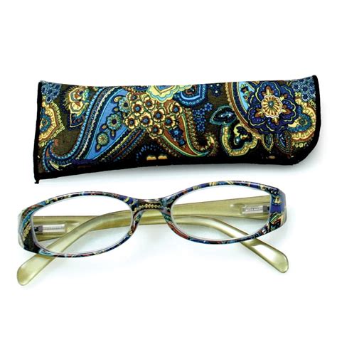 Green with Flower Print 1.75 Magnification Reading Glasses - Walmart.com