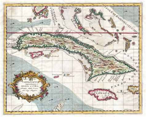 Large detailed old map of Cuba - 1763 | Cuba | North America | Mapsland ...