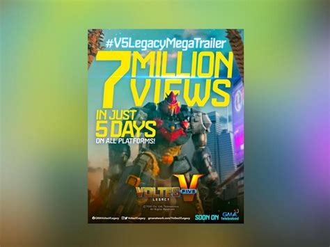 'Voltes V: Legacy' mega trailer logs 7M views in less than a week | GMA ...