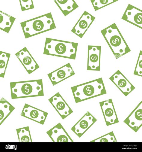 Seamless paper money pattern with flying dollar currency Stock Vector ...