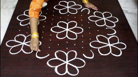 13 dots Sankranthi muggulu for 2018 - pongal kolam designs with dots ...