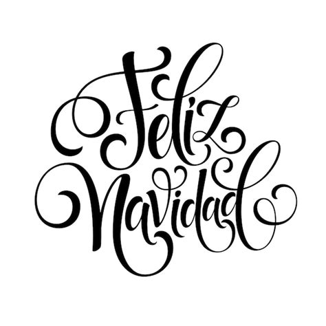 Imágenes de Feliz Navidad Ano Nuevo Lettering - Descarga gratuita en ...