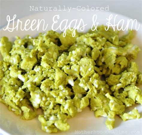 Dr. Seuss Activities: "Natural" Green Eggs and Ham Recipe - Kids ...