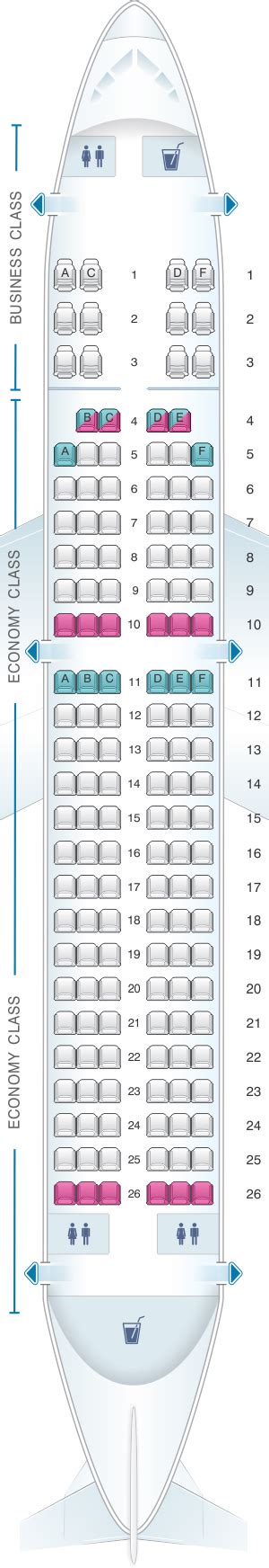 Air India A320neo Seat Map