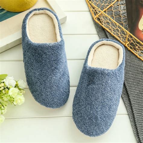 2018 Women Cute Cotton Fabric Home Indoor Slippers Women Comfortable ...