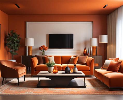 Designing an Inviting Burnt Orange Living Room - Tiponthetrail.com