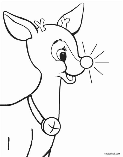 Printable Rudolph Coloring Pages For Kids | Cool2bKids