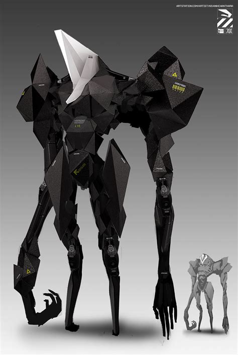 Rhubarbes | Alien concept art, Robot art, Robot concept art