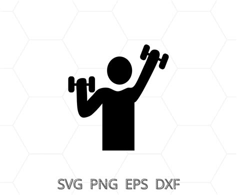 Gym Icon SVG Instant Download SVG PNG Eps Dxf Fitness - Etsy Ireland