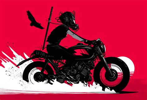 Download Bike Lover Vector Art Wallpaper | Wallpapers.com