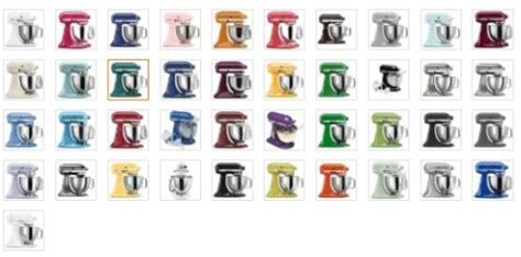 Kitchenaid Mixer Colors | Bruin Blog