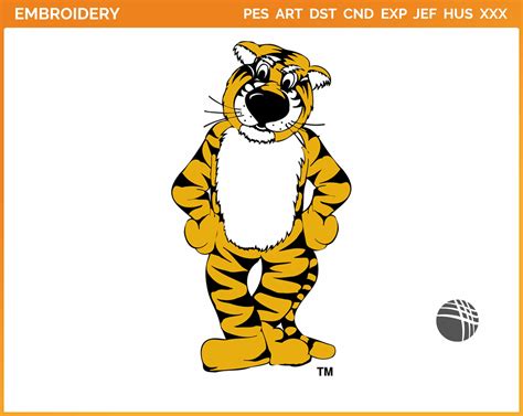 Missouri Tigers - Mascot Logo (1986) - College Sports Embroidery Logo ...