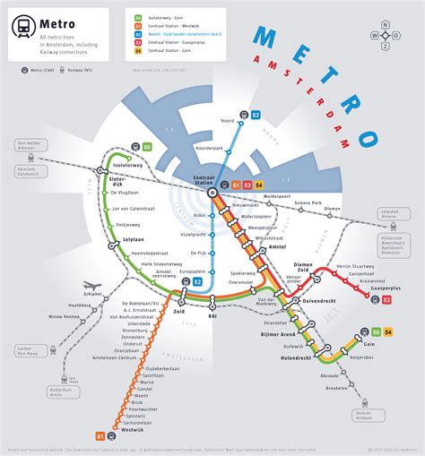 Metro Map Amsterdam :: Behance